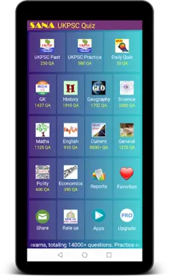 UKPSC Quiz android App screenshot 0